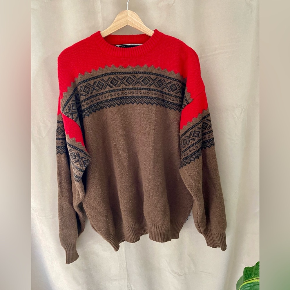 Vintage 90s Obermeyer Ski Sweater L
